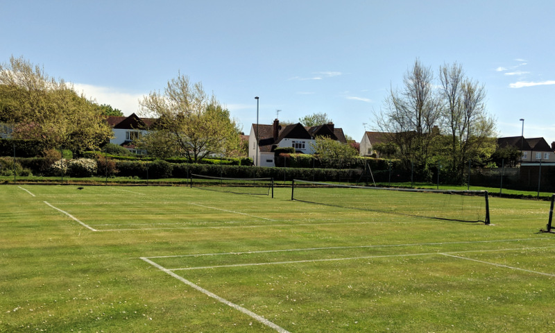 Grass courts at Maltravers Park