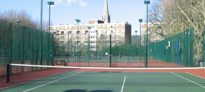 Tennis in the heart of town